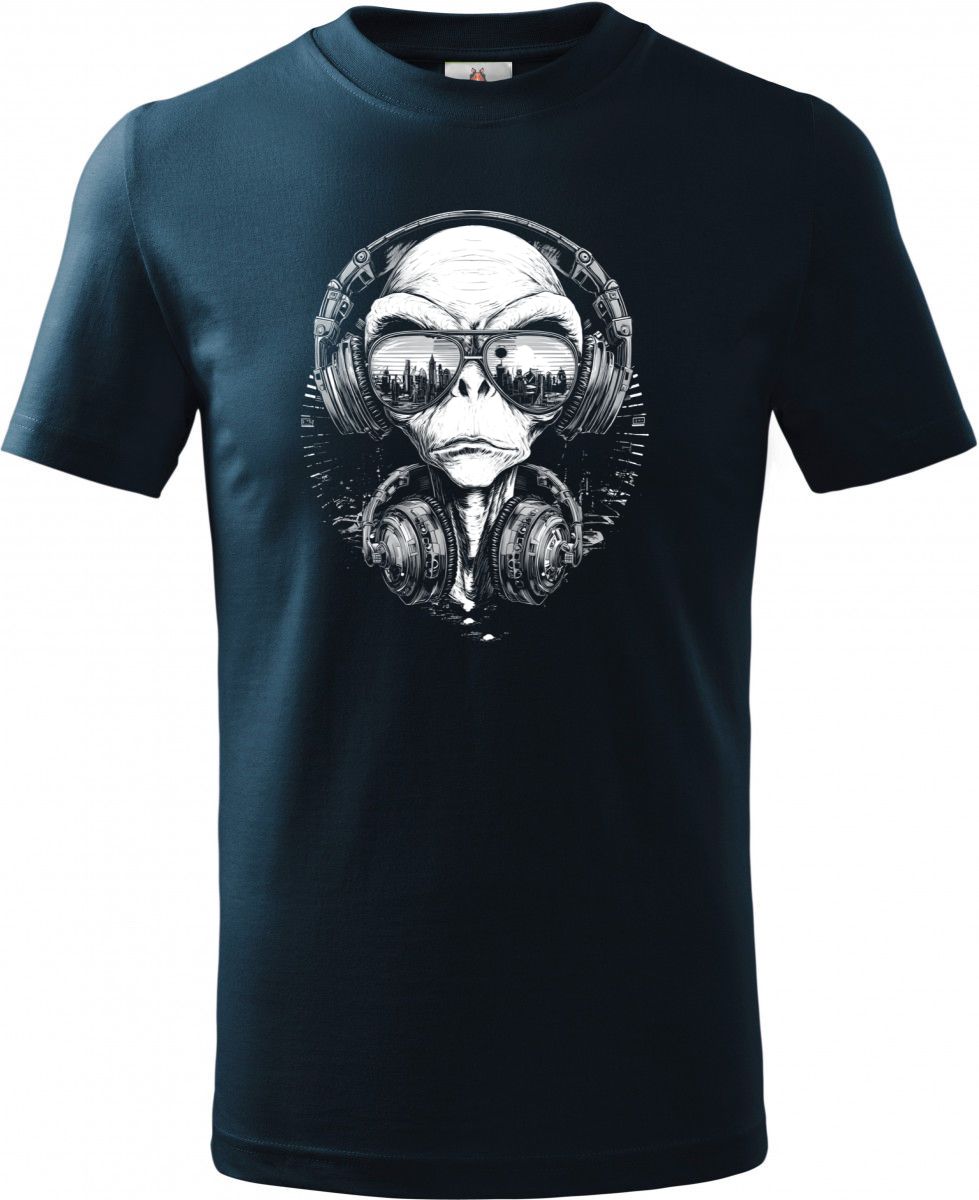 ALiEN DJ, V1, bílý tisk