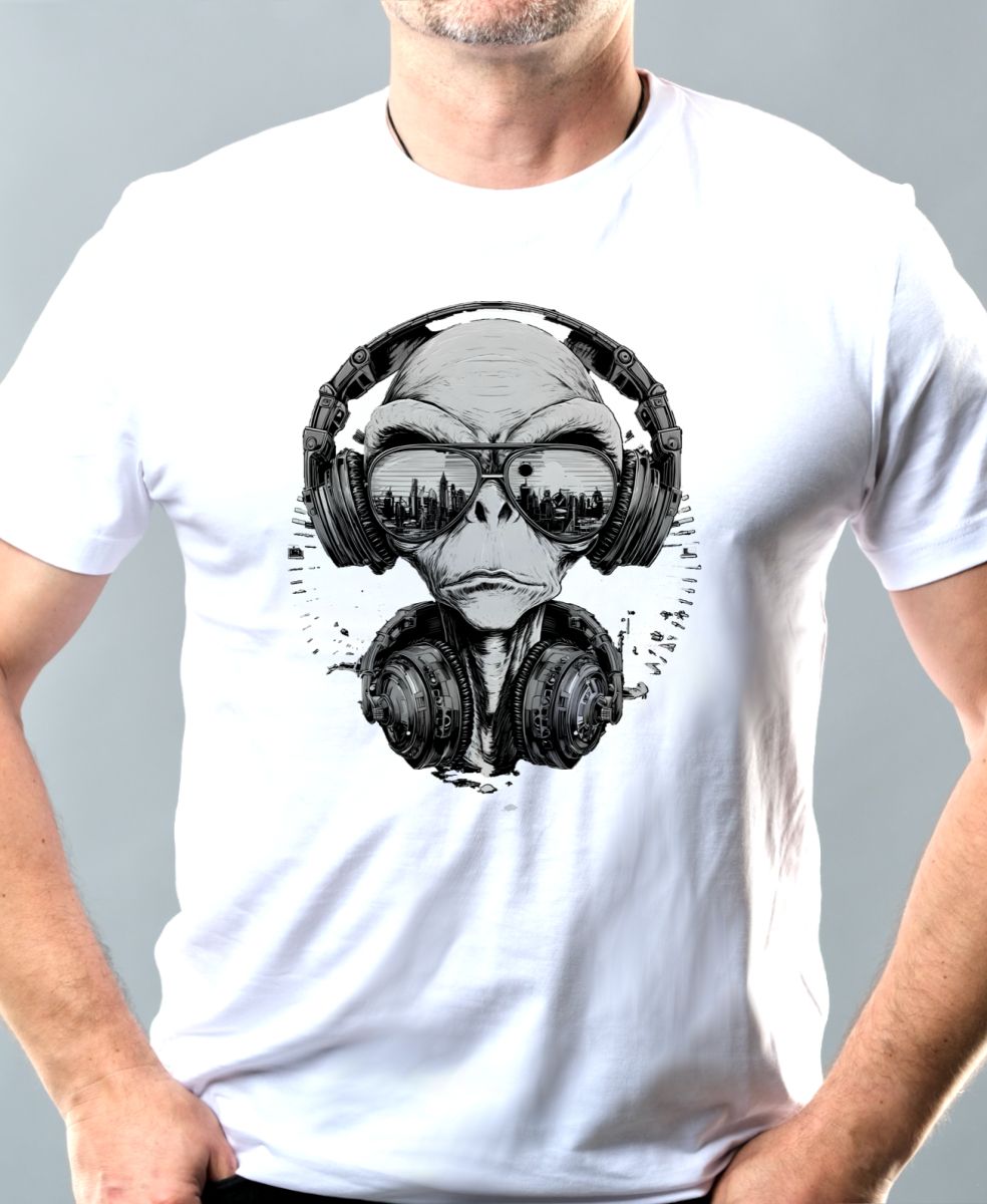ALiEN DJ, V1, černý tisk ALiEN DJ, V1, černý tisk