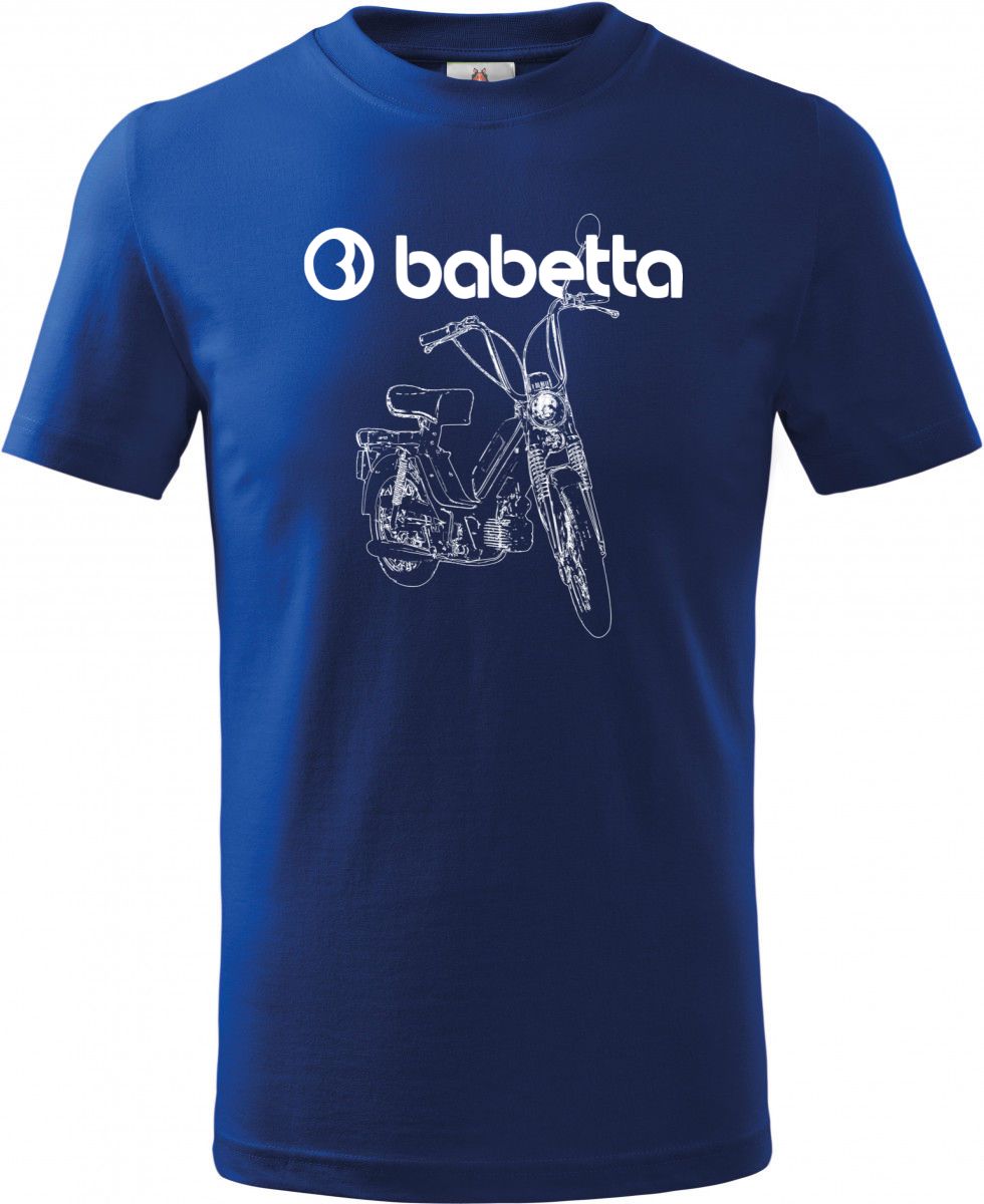 Babetta 210, logo, bílá
