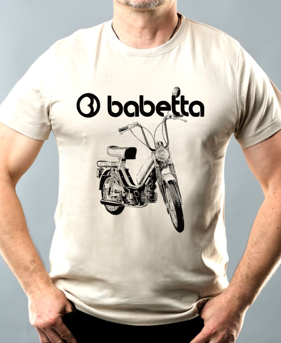 Babetta 210, logo, černá Babetta 210, logo, černá