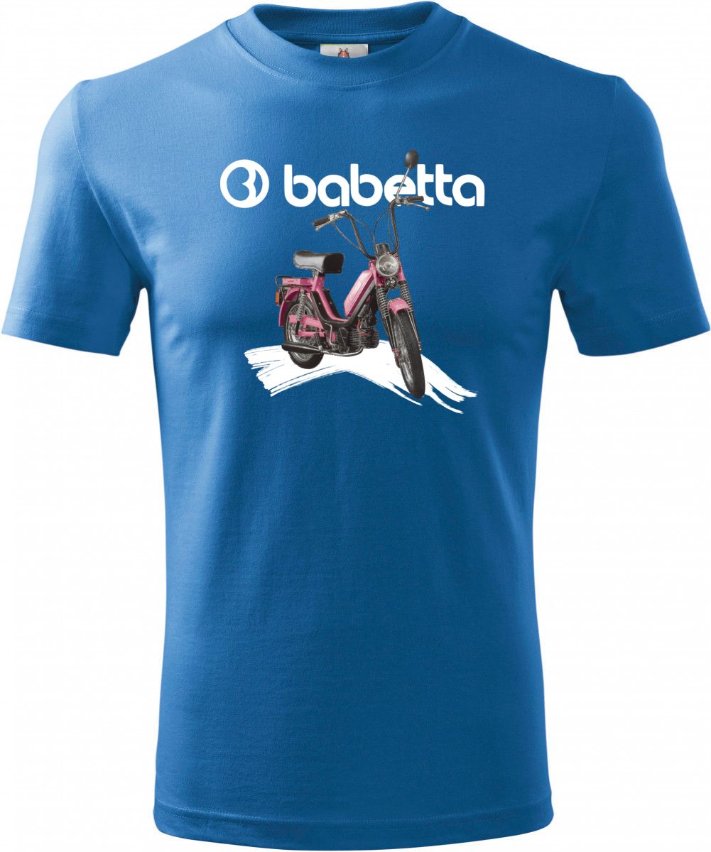 Babetta, logo bílé. Fialová, 210/215 Babetta, logo bílé. Fialová, 210/215