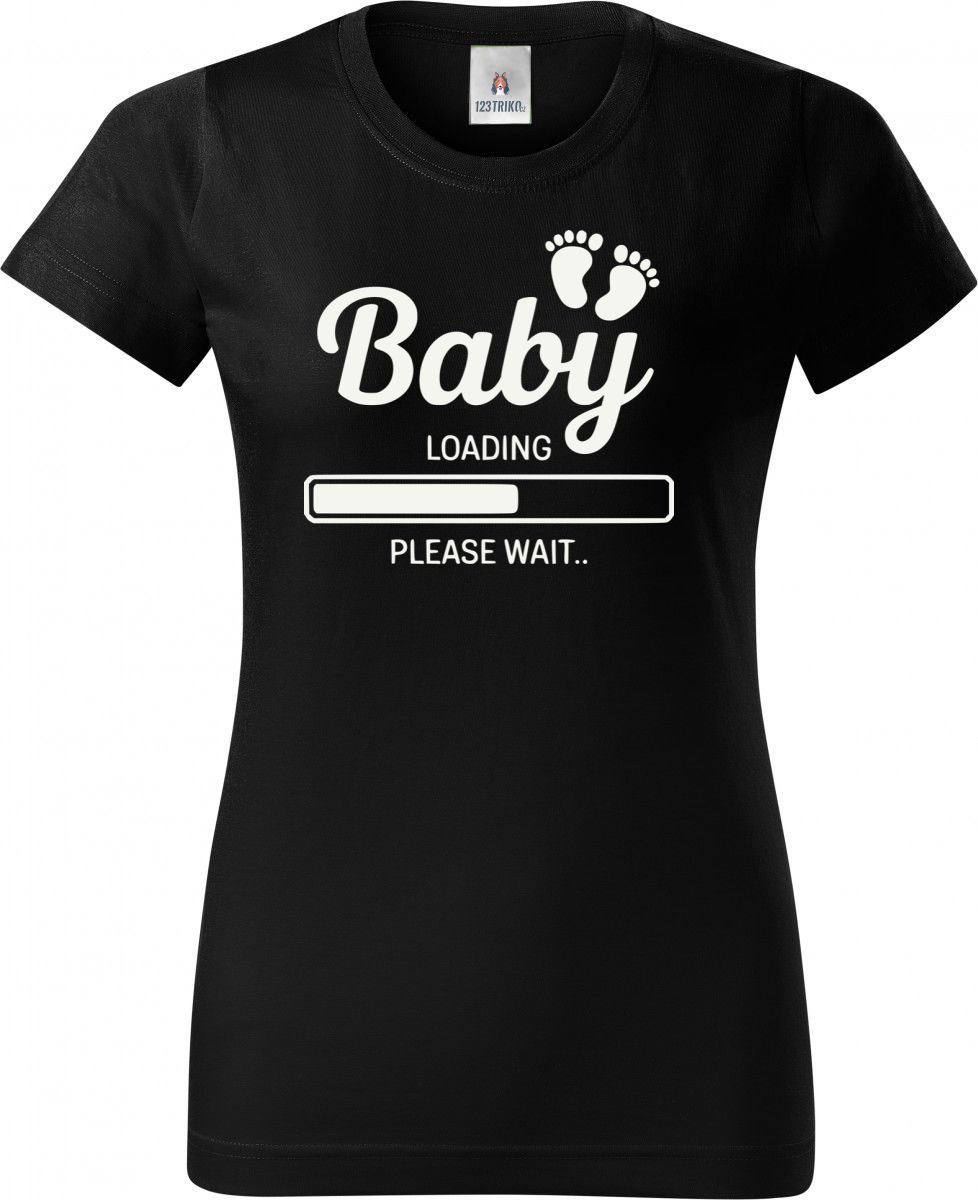 Baby Loading, bílý potisk