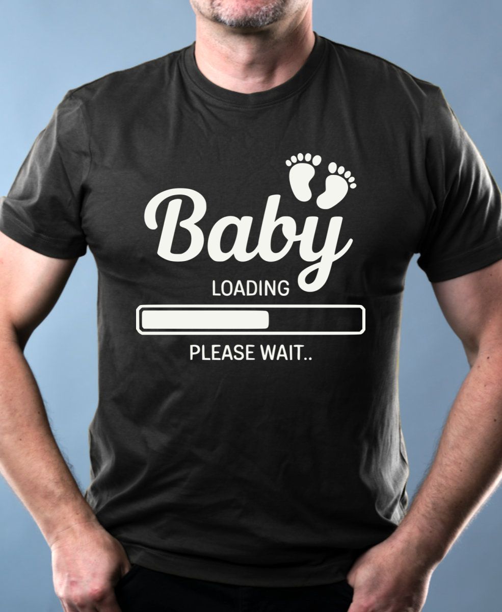 Baby Loading, bílý potisk Baby Loading, bílý potisk