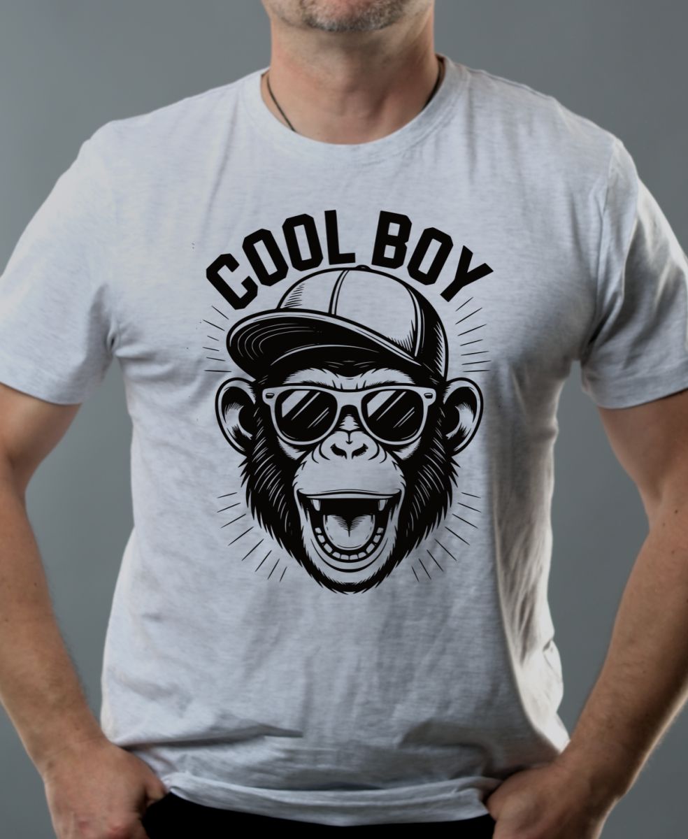 Cool boy, černý potisk Cool boy, černý potisk