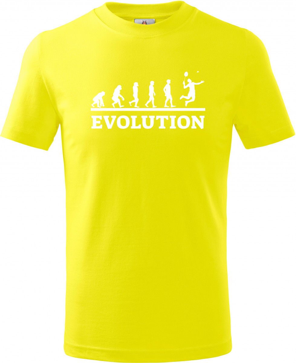 Evolution badminton, bílý tisk