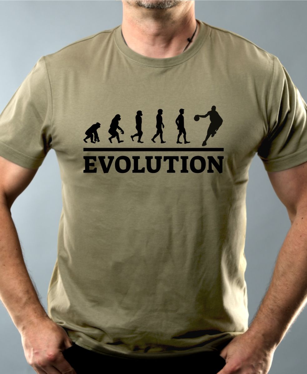 Evolution basket, černý tisk Evolution basket, černý tisk