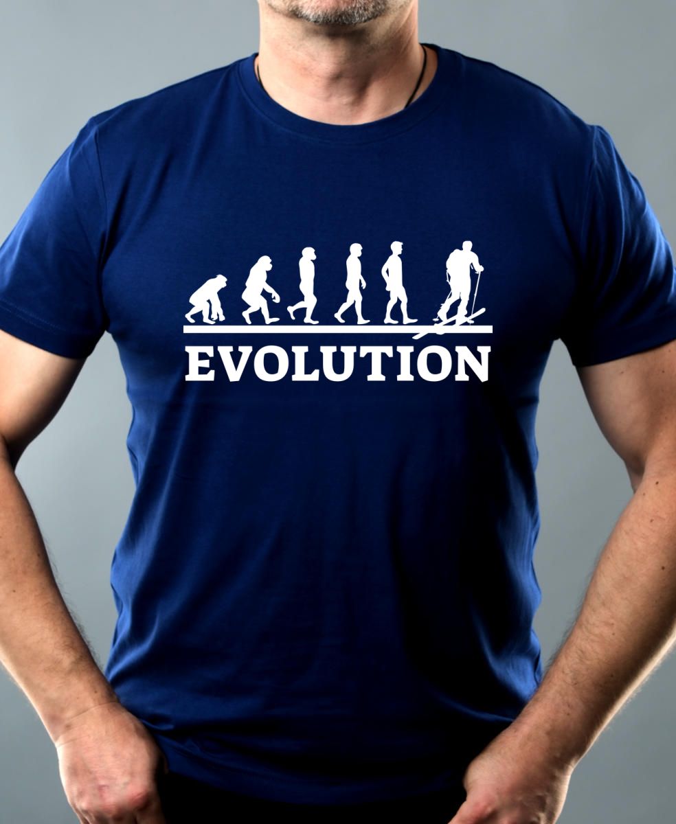 Evolution skialpy, bílý tisk Evolution skialpy, bílý tisk