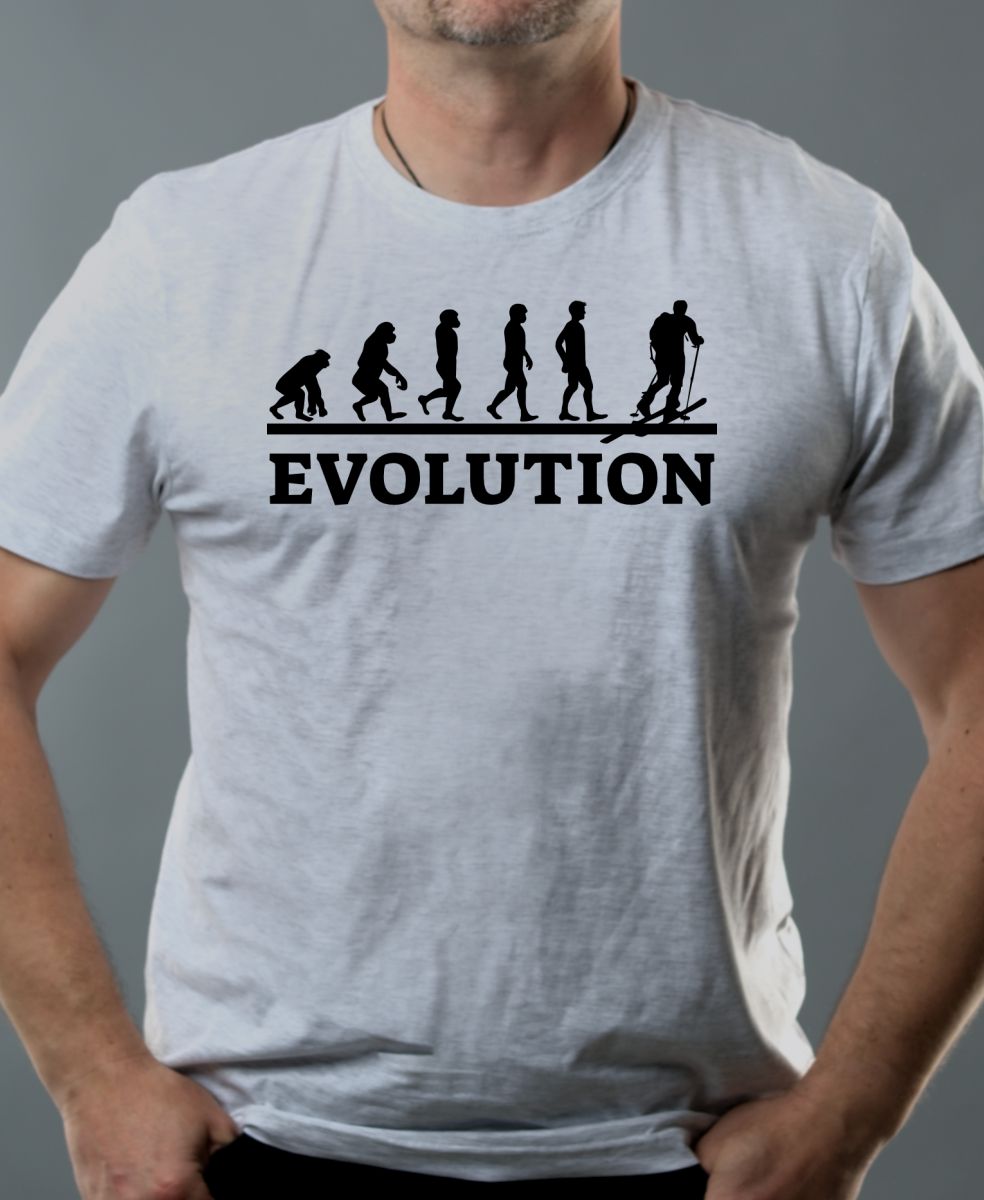 Evolution skialpy, černý tisk Evolution skialpy, černý tisk