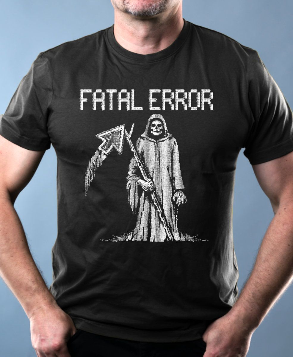 Fatal error, bílý tisk Fatal error, bílý tisk