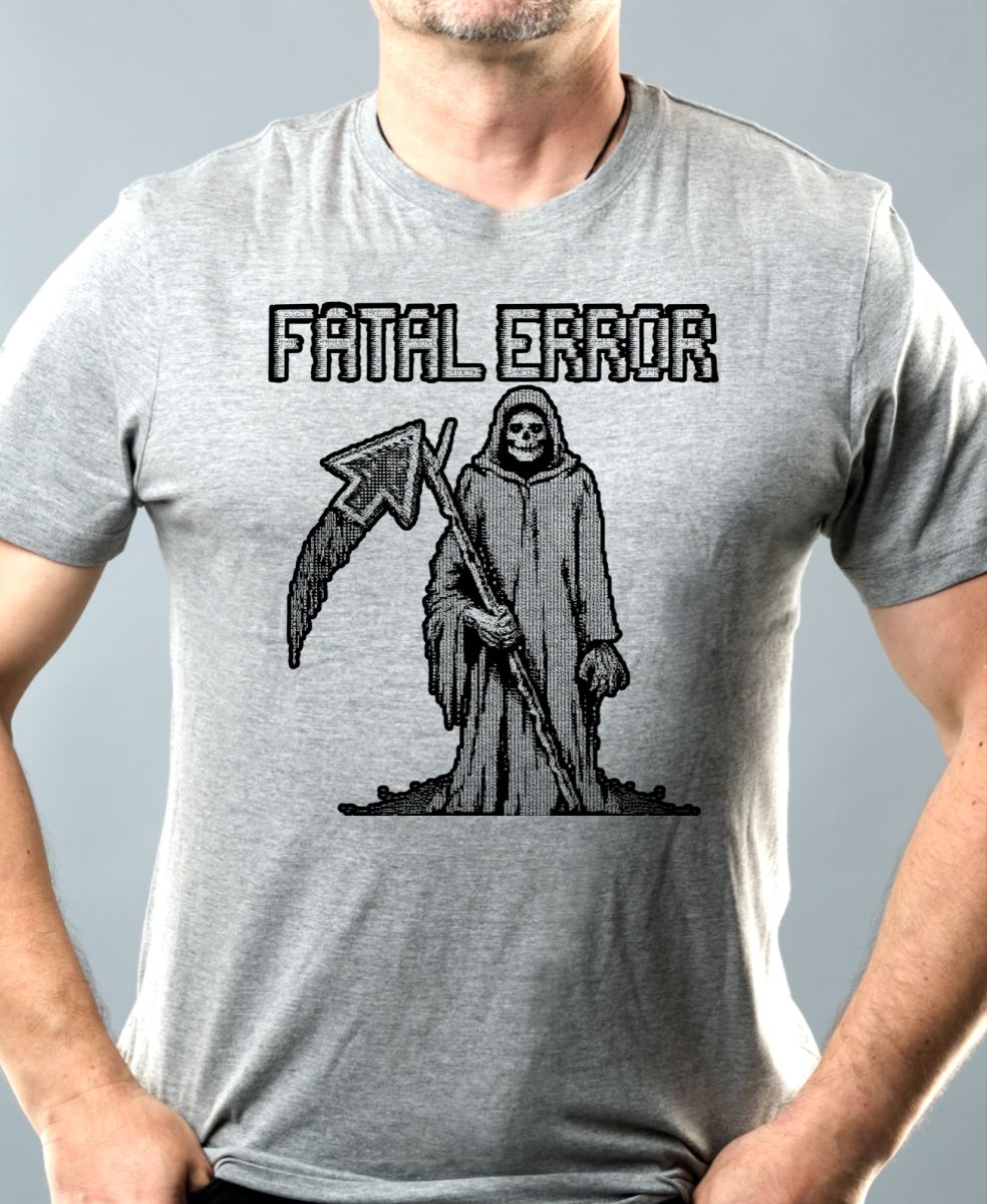 Fatal error, černý tisk Fatal error, černý tisk