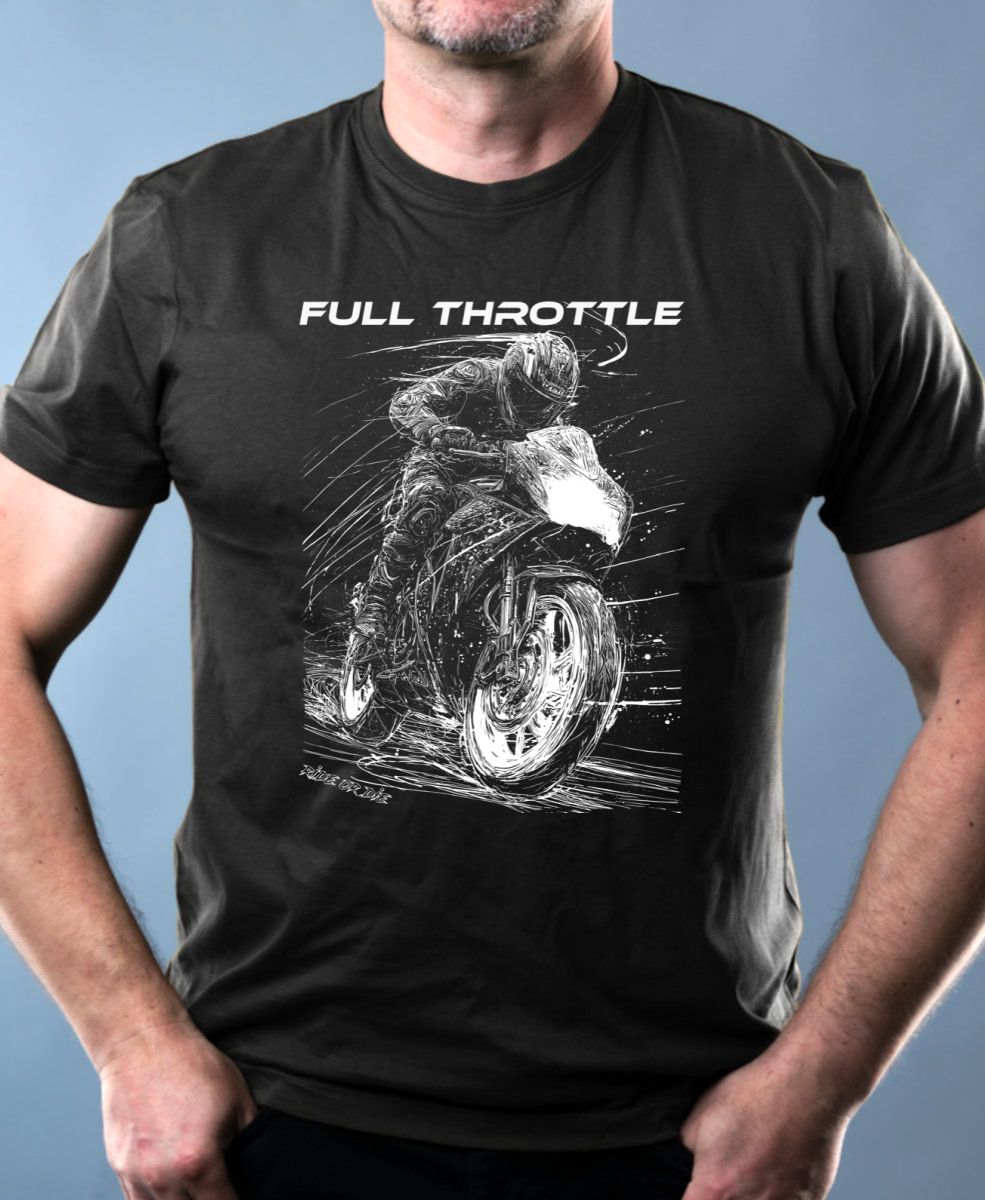 Full Throttle, bílý tisk Full Throttle, bílý tisk