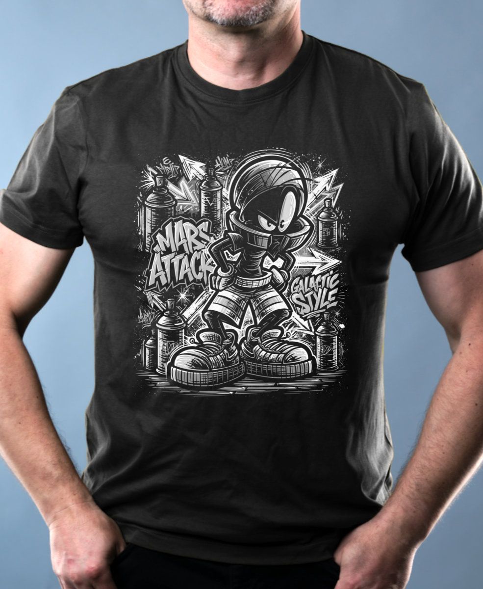 Galactic Style, bílý tisk Galactic Style, bílý tisk