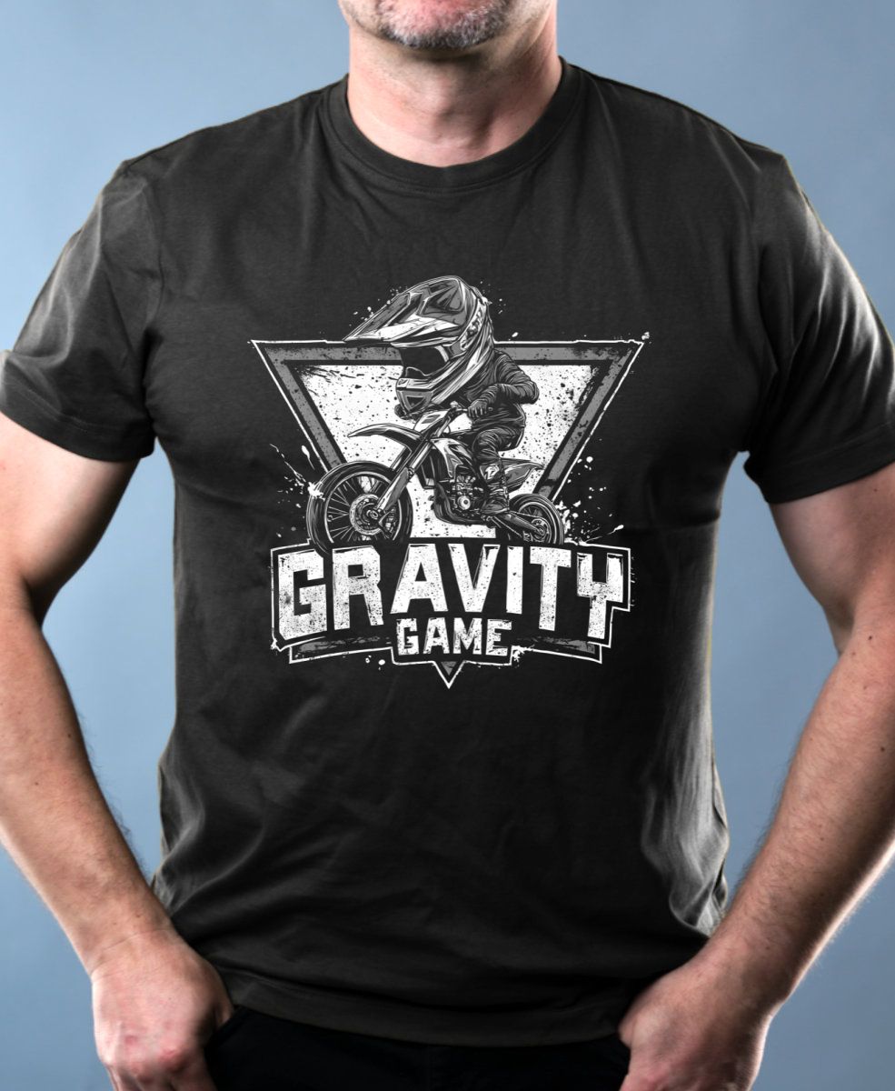 Gravity game, bílý tisk Gravity game, bílý tisk