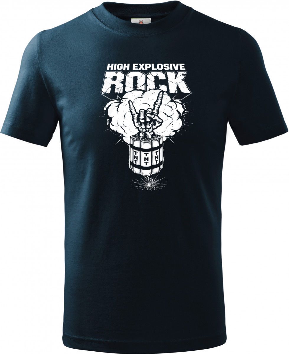 High explosive rock, V1, bílý tisk