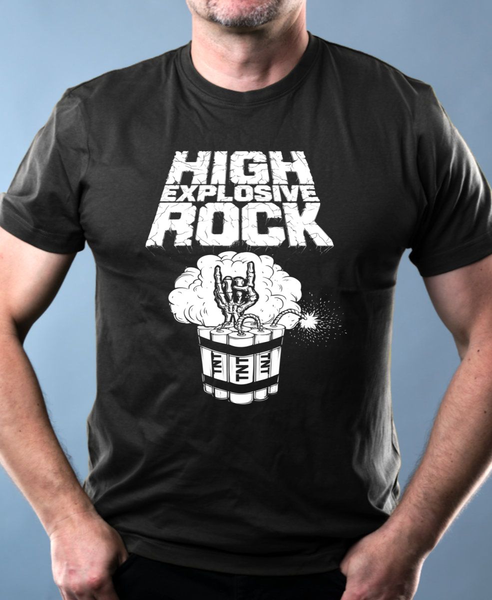 High explosive rock, V2, bílý tisk High explosive rock, V2, bílý tisk
