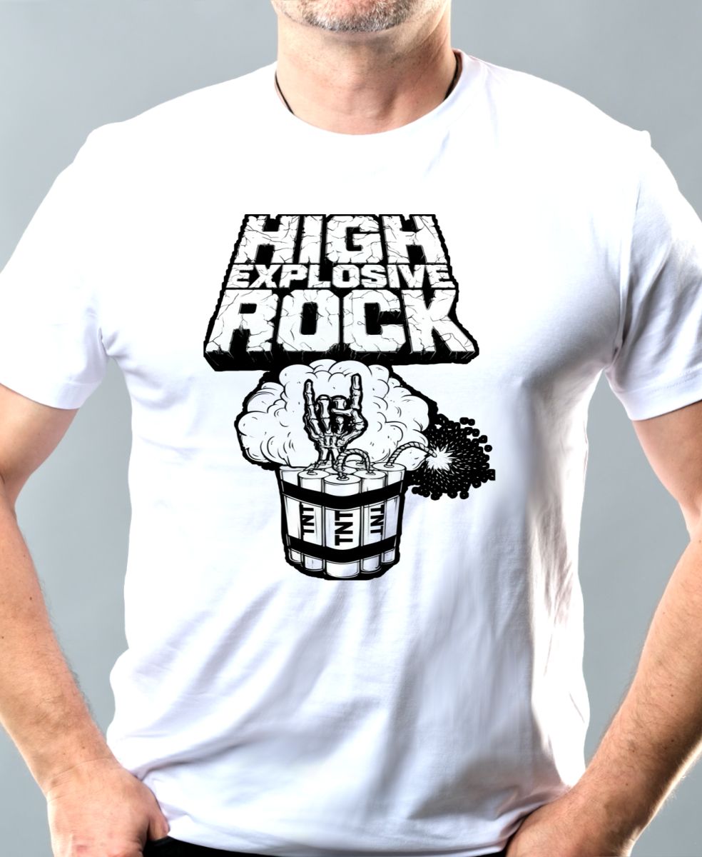 High explosive rock, V2, černý tisk High explosive rock, V2, černý tisk