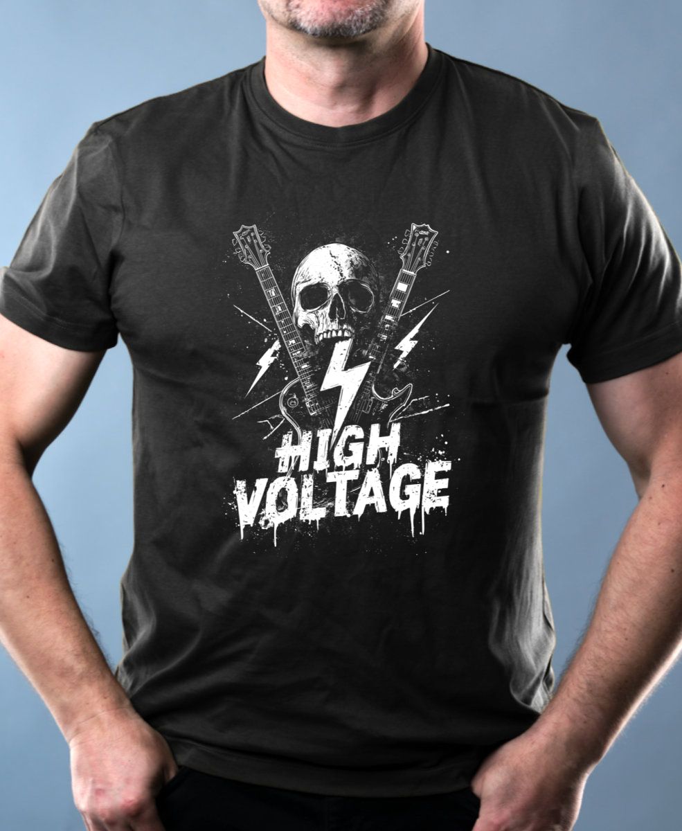 High voltage, bílý potisk