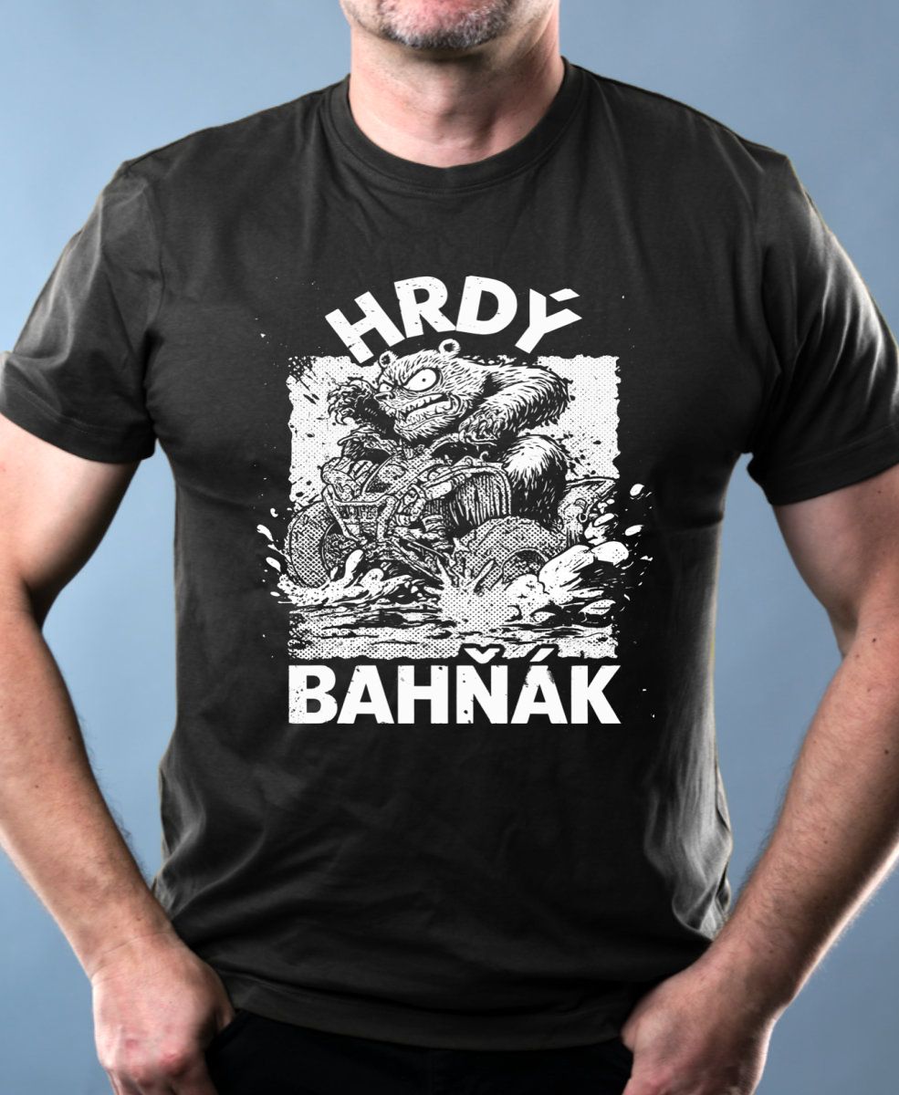 Hrdý bahňák, bílý tisk Hrdý bahňák, bílý tisk
