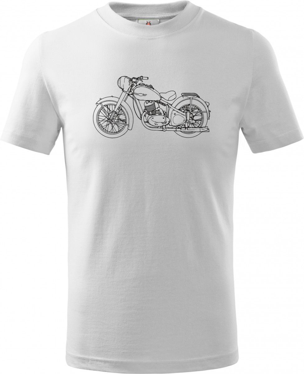 JAWA 250/350 “Pérák”, LineArt, černý tisk JAWA 250/350 "Pérák", LineArt, černý tisk
