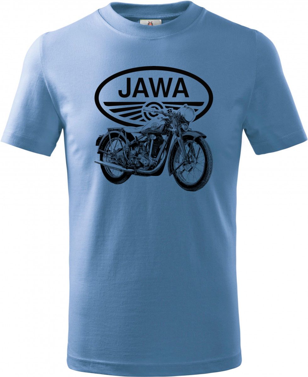 JAWA 350 OHV, V9, černý tisk