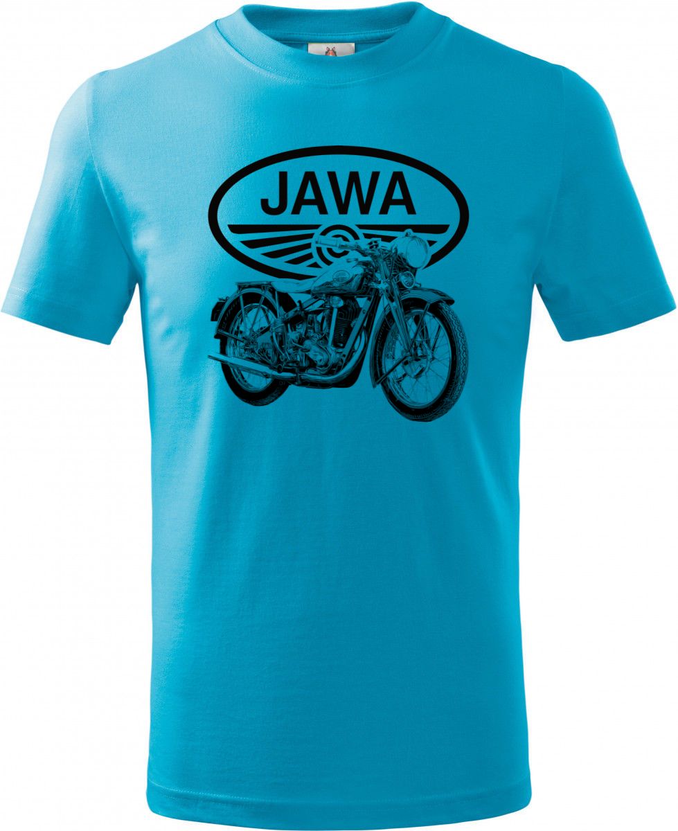 JAWA 350 OHV, V9, černý tisk