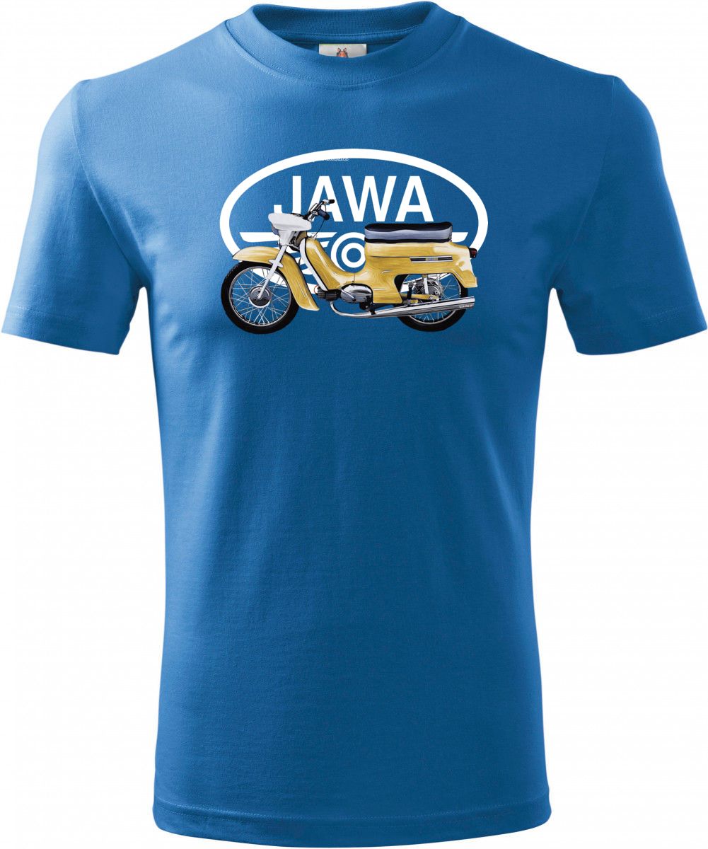 Jawa Pionýr – žlutý – logo V21 Jawa Pionýr - žlutý - logo V21