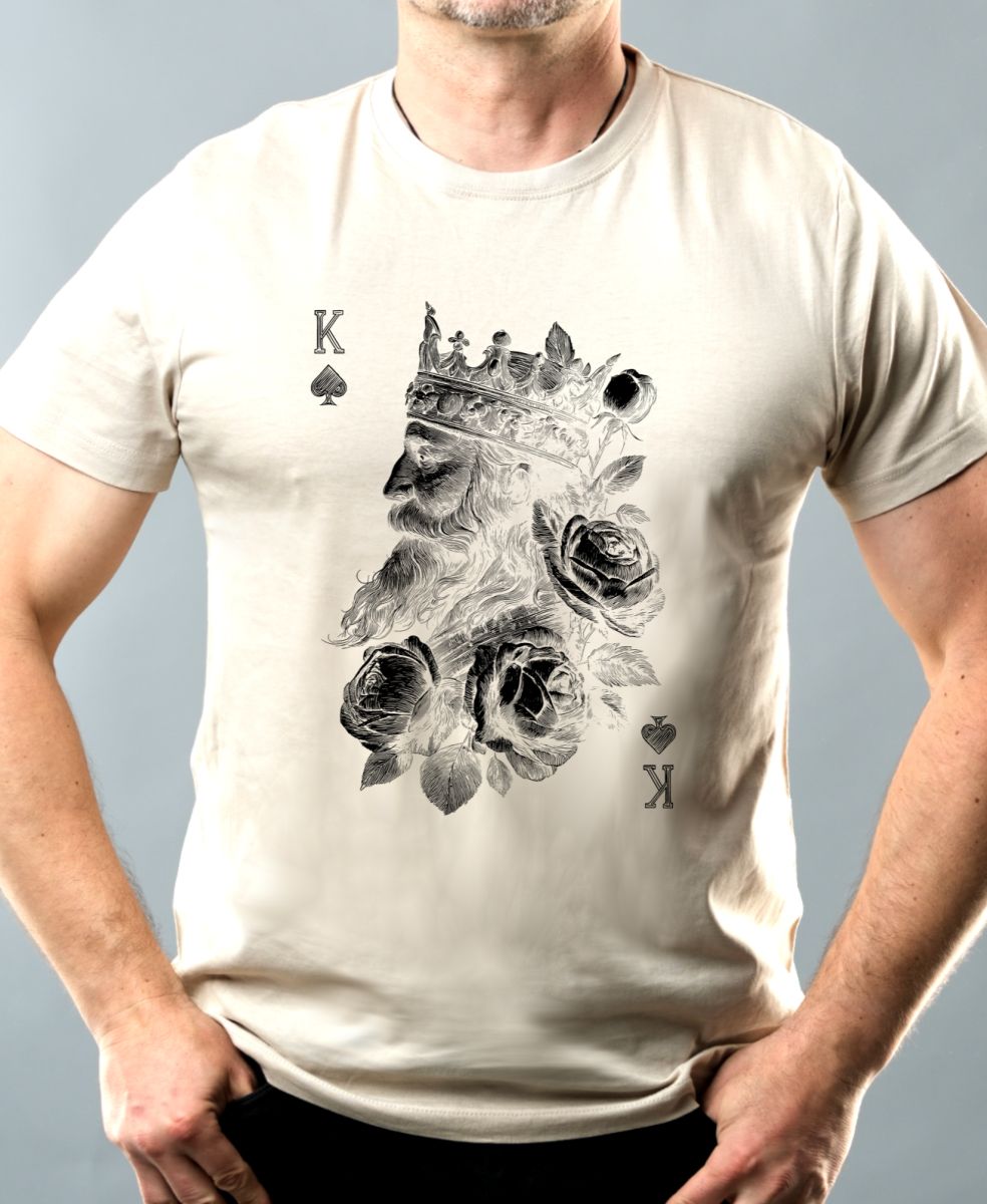 King, černý tisk