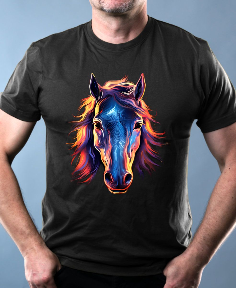 Kůň, neon kolekce, V2 Kůň, neon kolekce, V2