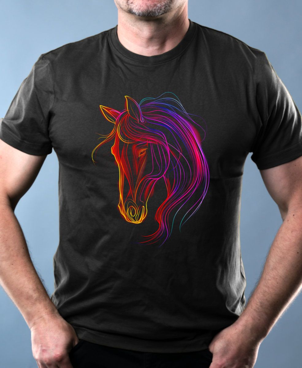 Kůň, neon kolekce, V3 Kůň, neon kolekce, V3