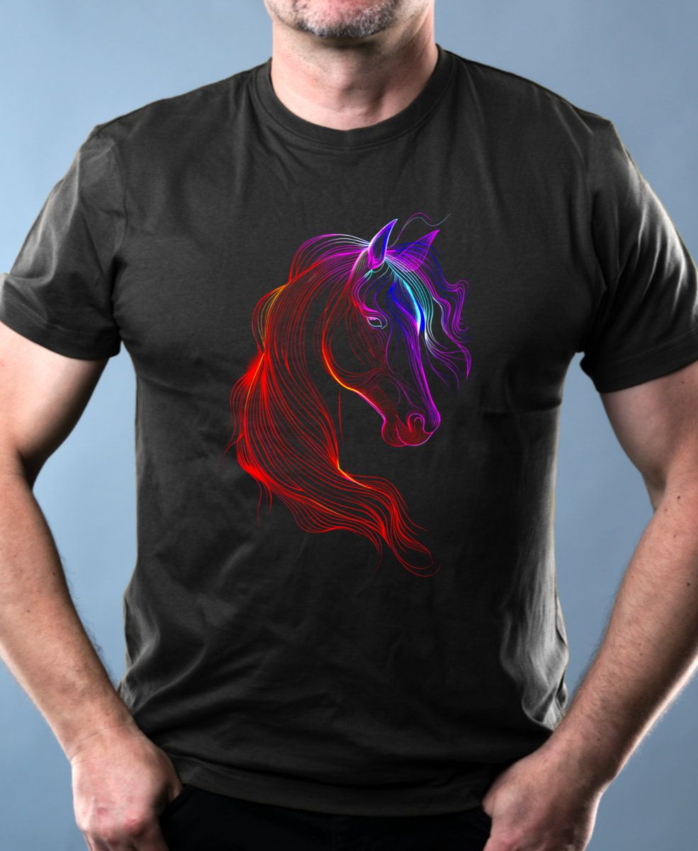 Kůň, neon kolekce, V4 Kůň, neon kolekce, V4