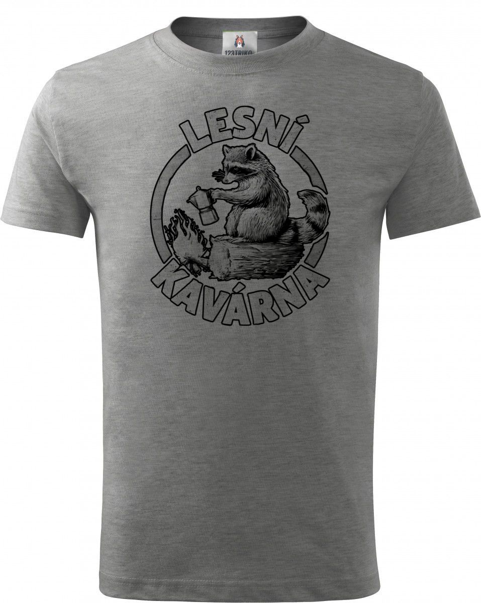 Lesní kavárna, černý tisk