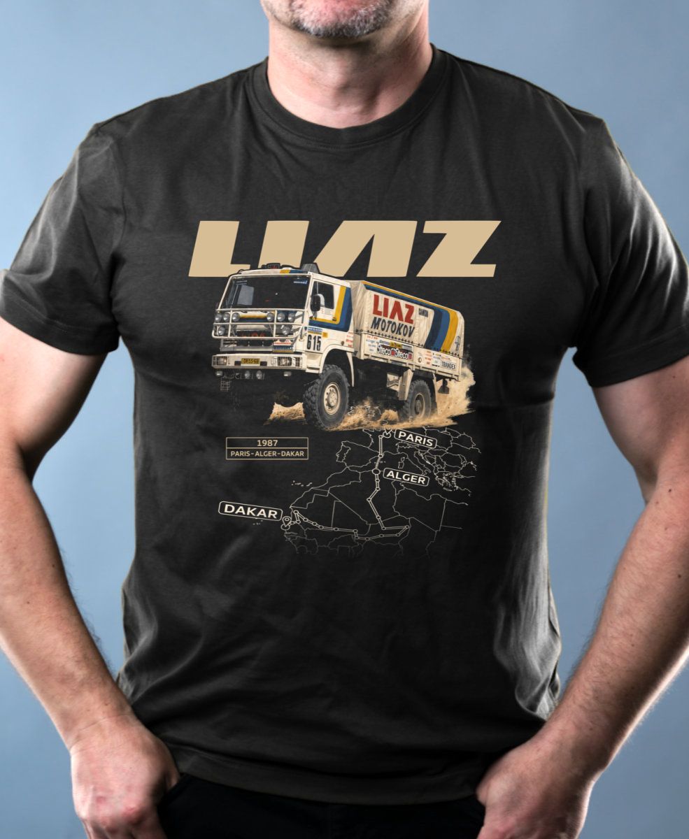 Liaz Dakar, 1987, mapa Liaz Dakar, 1987, mapa