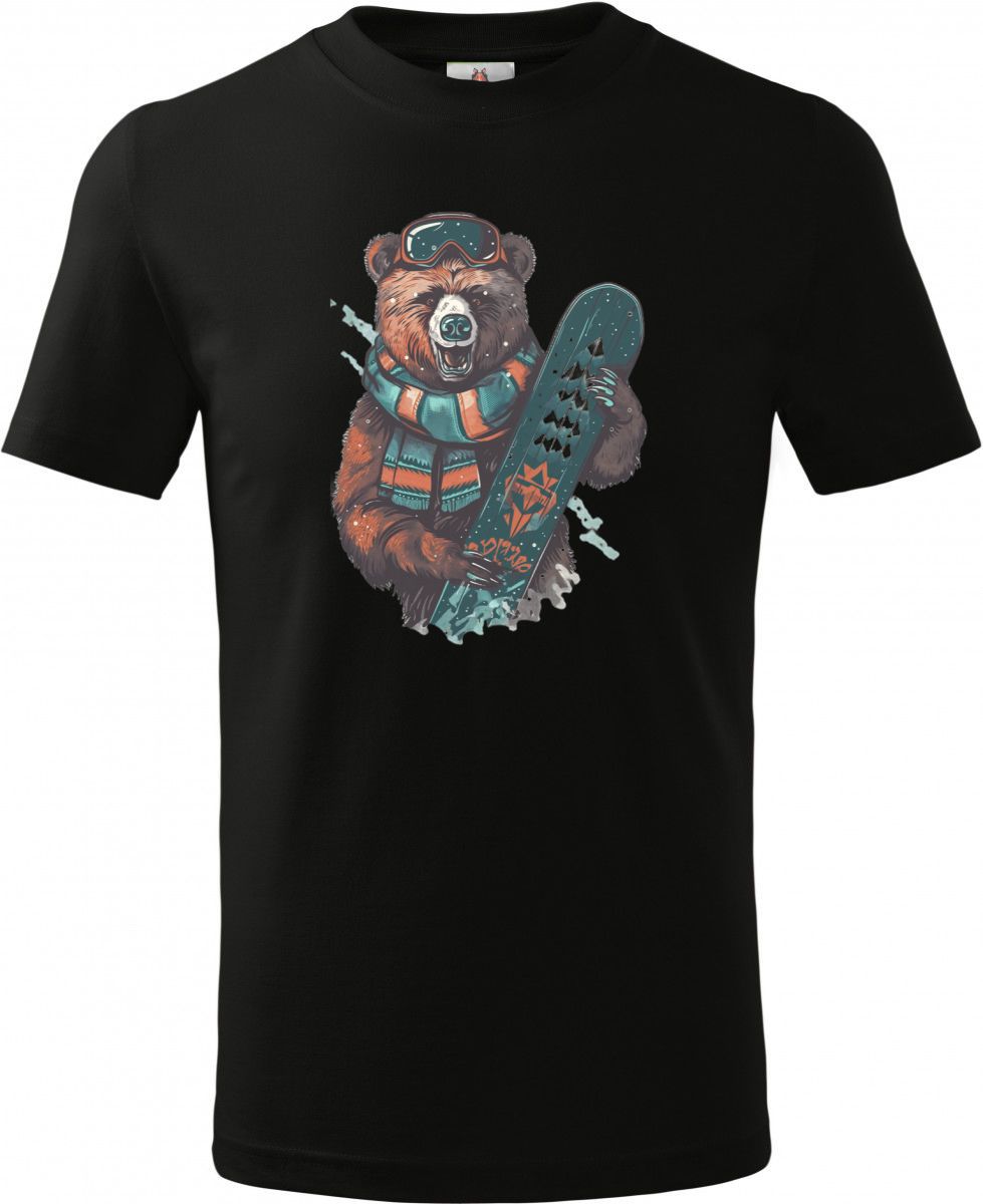 Medvěd snowboardista