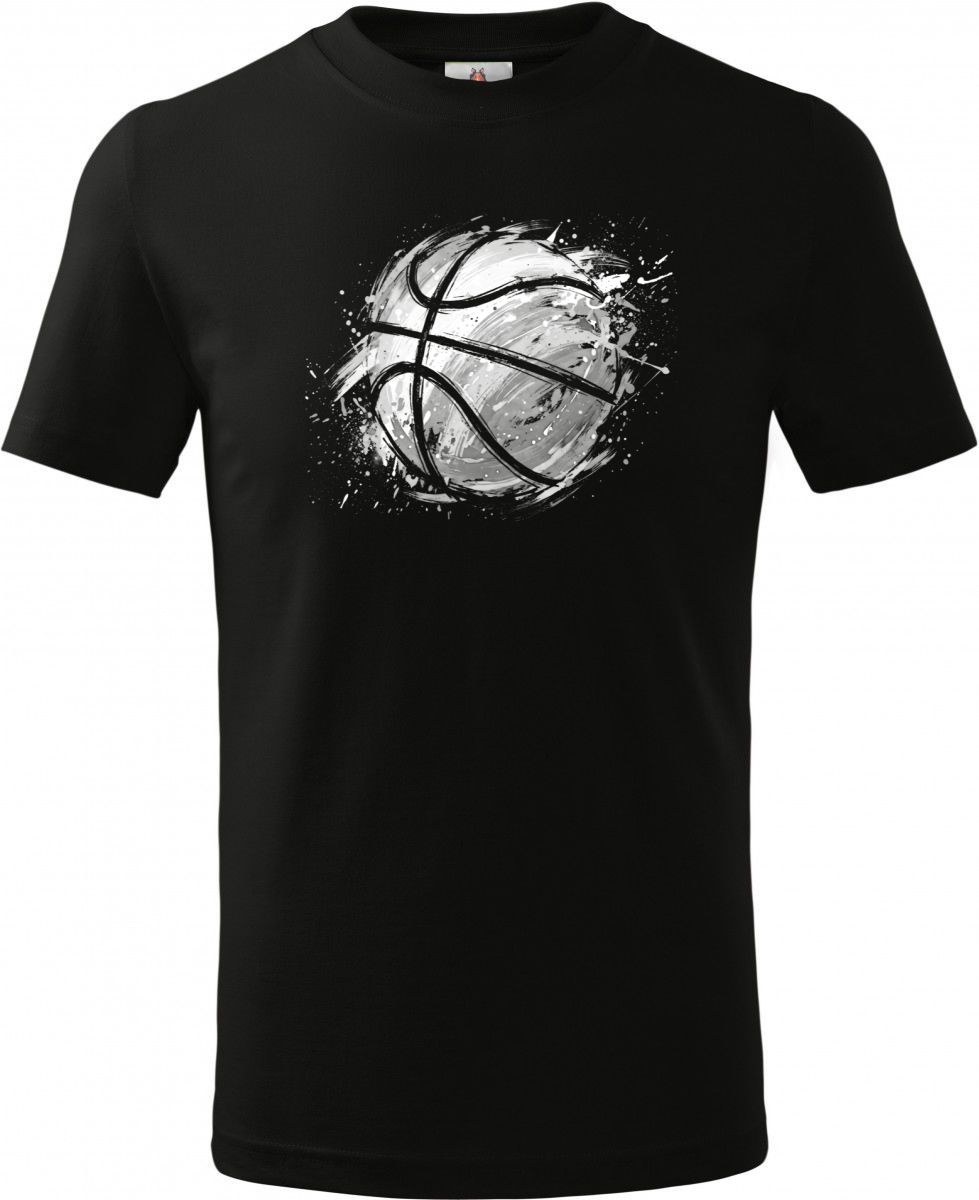 Basketbalová energie, bílý tisk