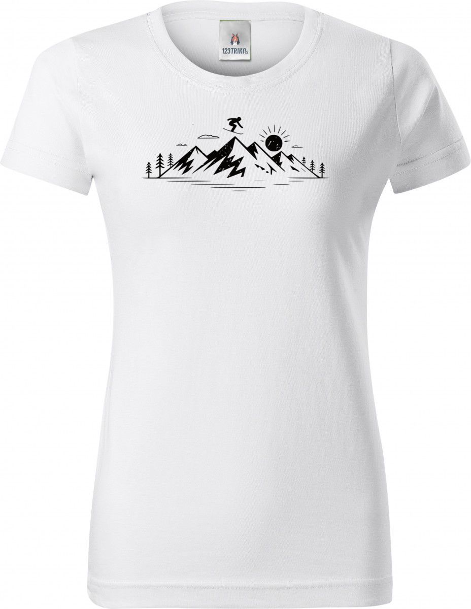 Mountain Snowboard, černý potisk