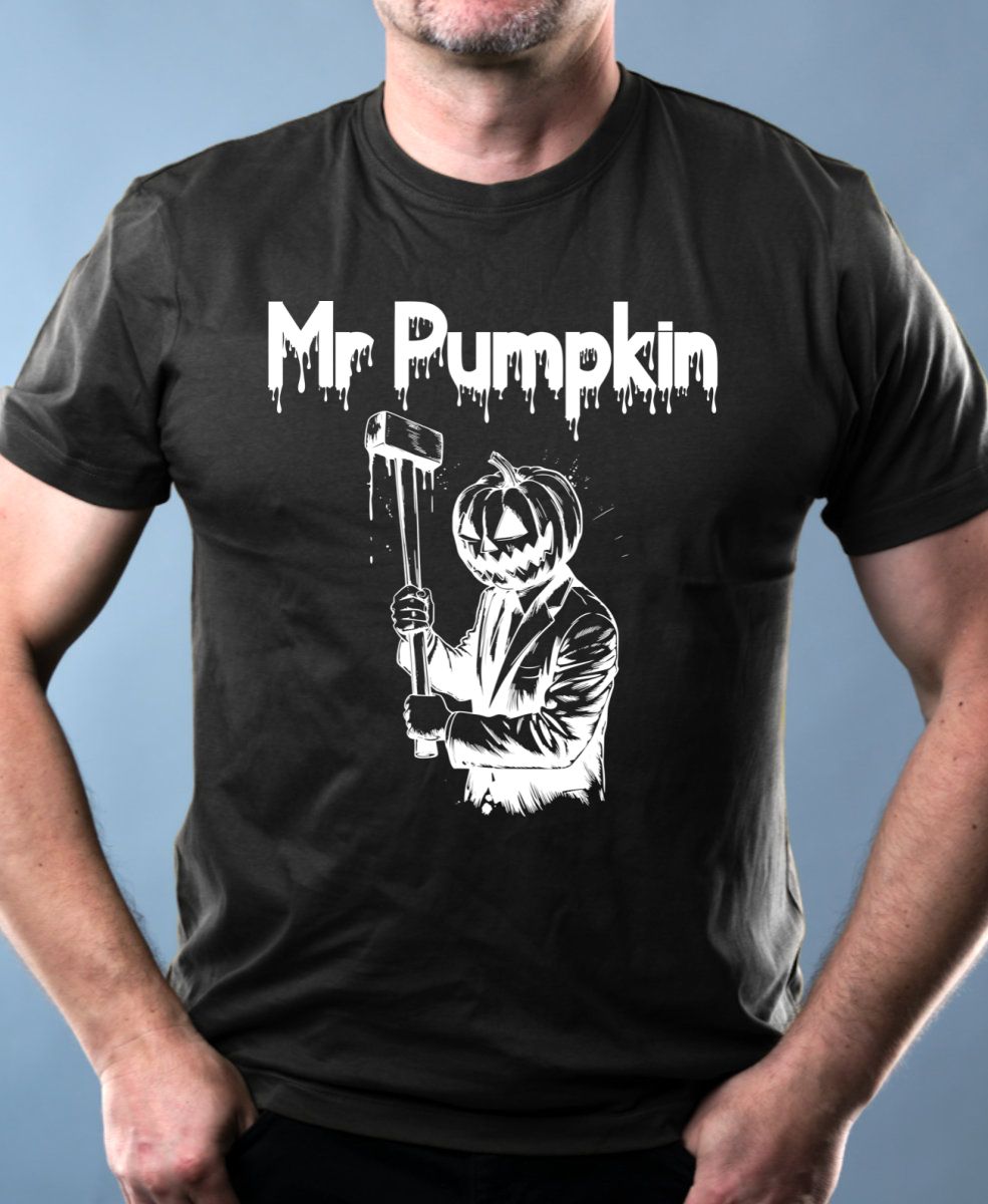 Mr. Pumpkin, bílý tisk Mr. Pumpkin, bílý tisk