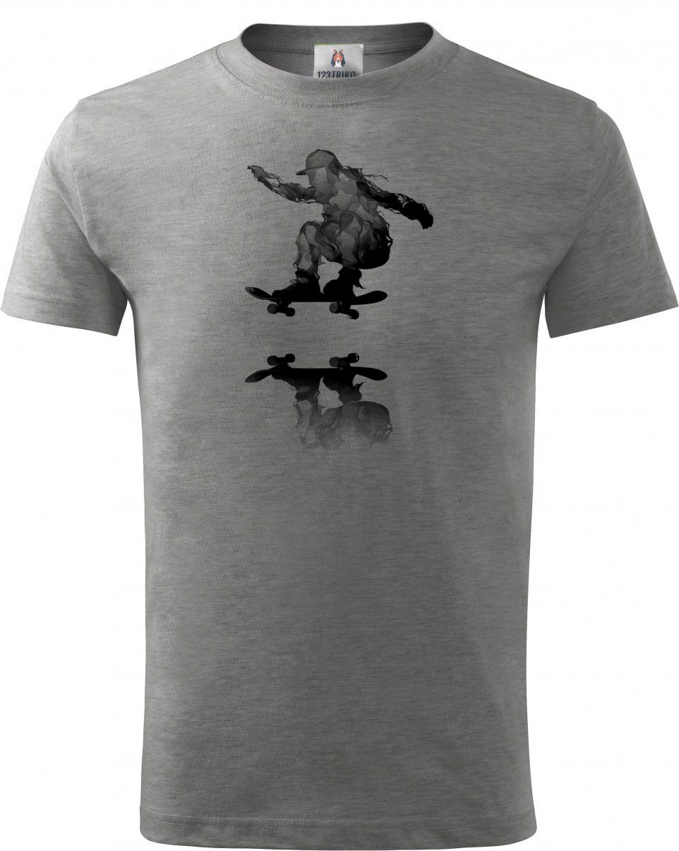 Nebeský skater, černý potisk