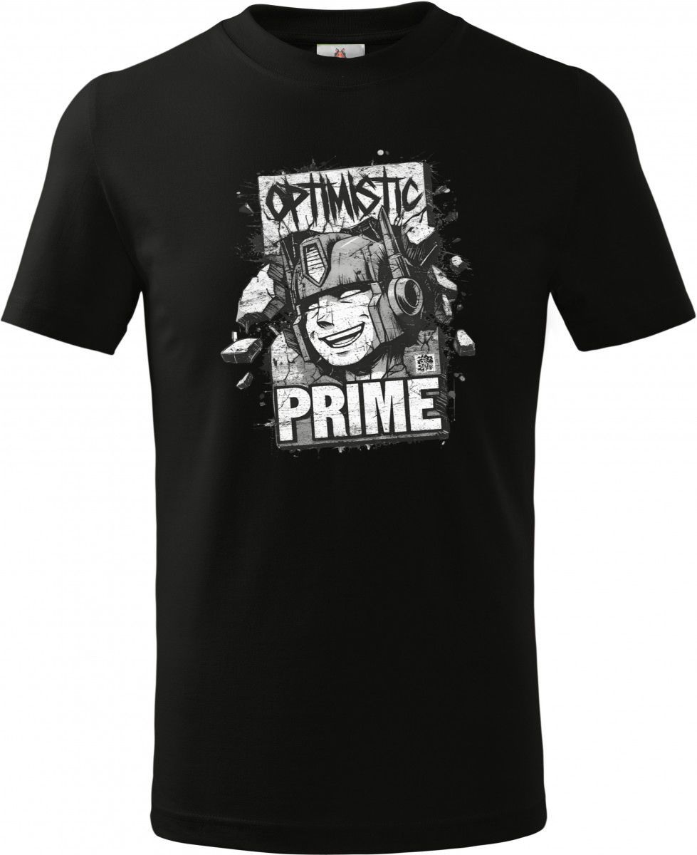 Optimistic Prime, bílý tisk