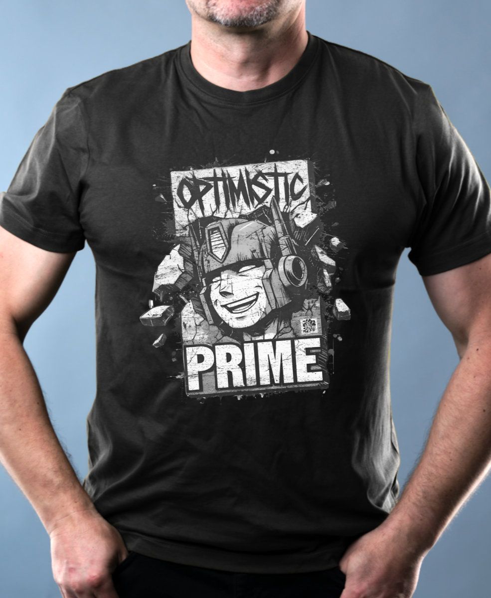 Optimistic Prime, bílý tisk Optimistic Prime, bílý tisk