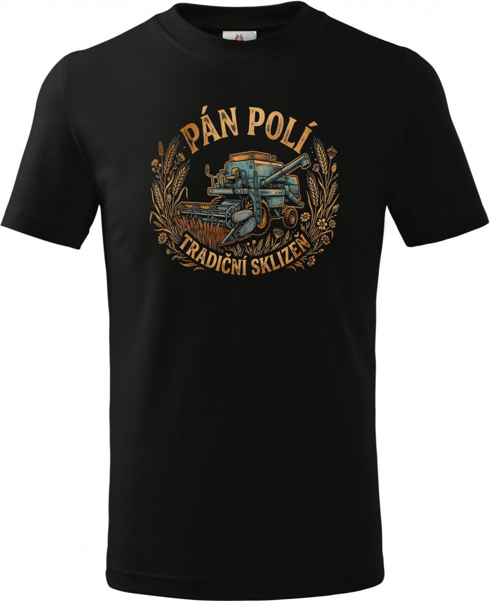 Pán polí tradiční sklizeň