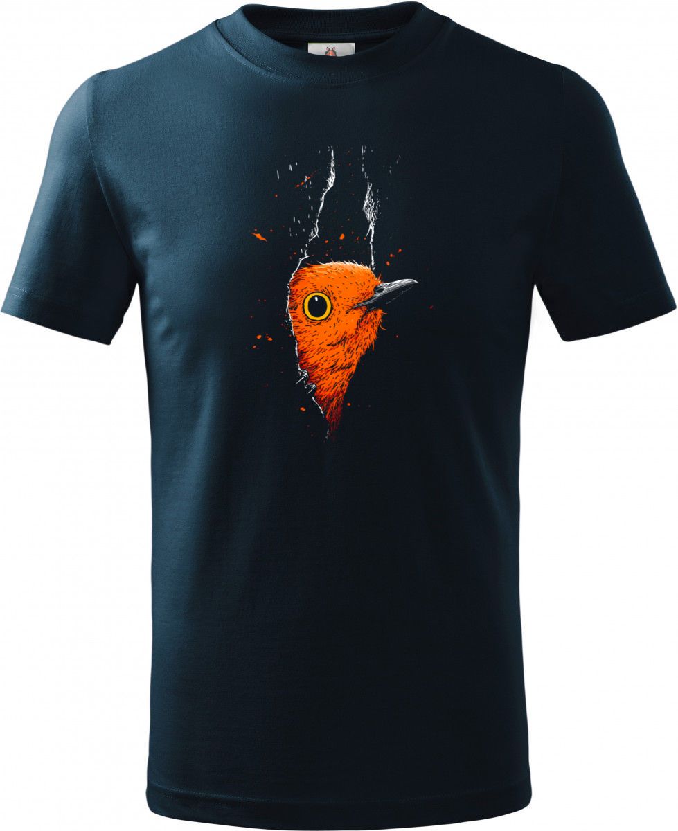 Průzor, oranžový ptáček Průzor, oranžový ptáček