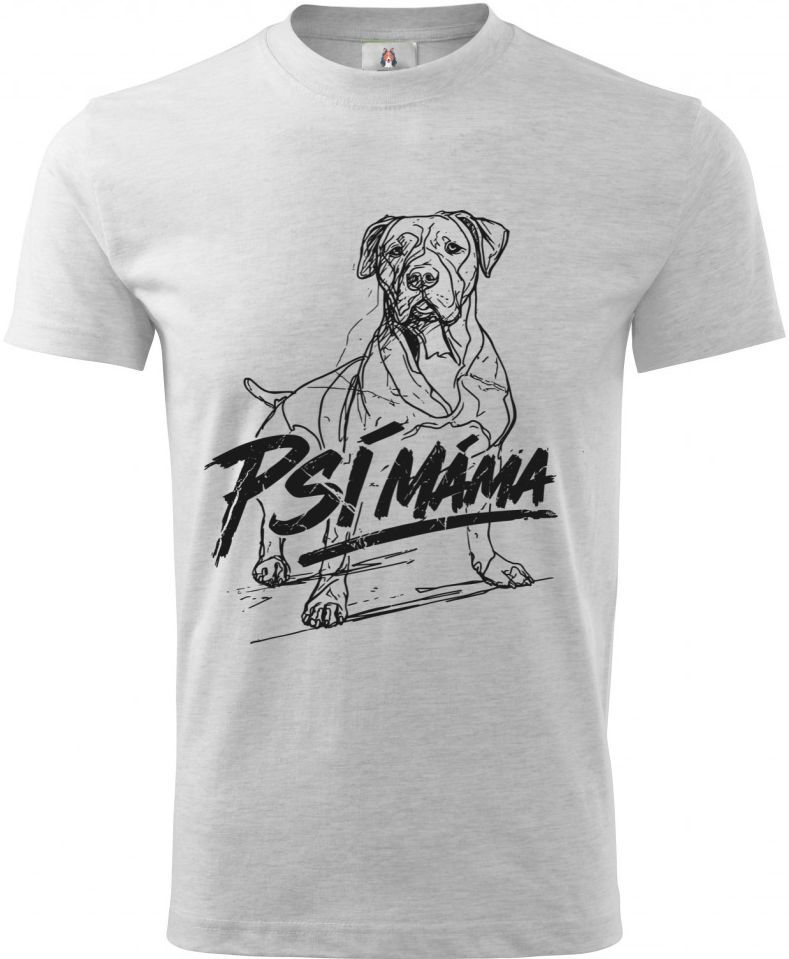 Psí máma, černý potisk