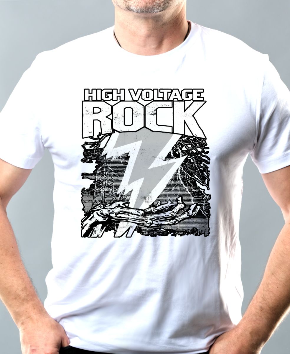 High voltage rock, černý tisk High voltage rock, černý tisk