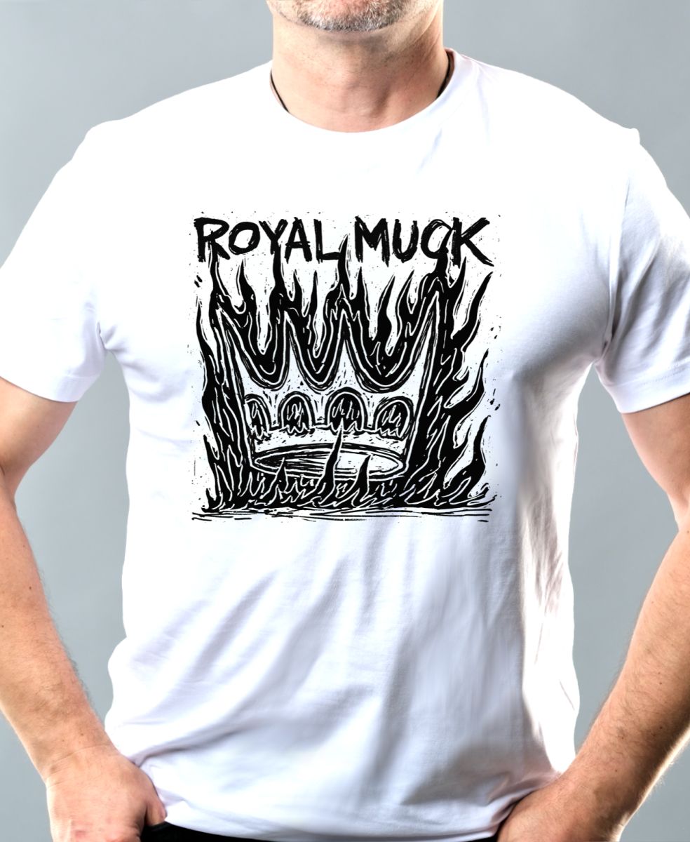 Royal Muck, černý tisk Royal Muck, černý tisk