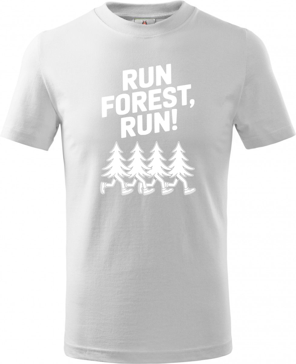 Run forest, run! Bílý potisk
