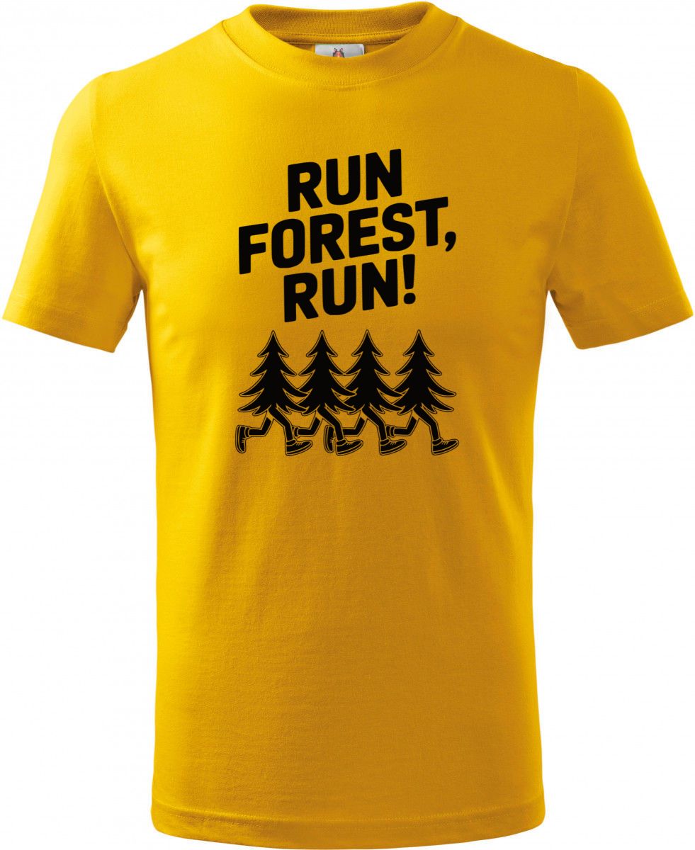 Run forest, run! Černý potisk