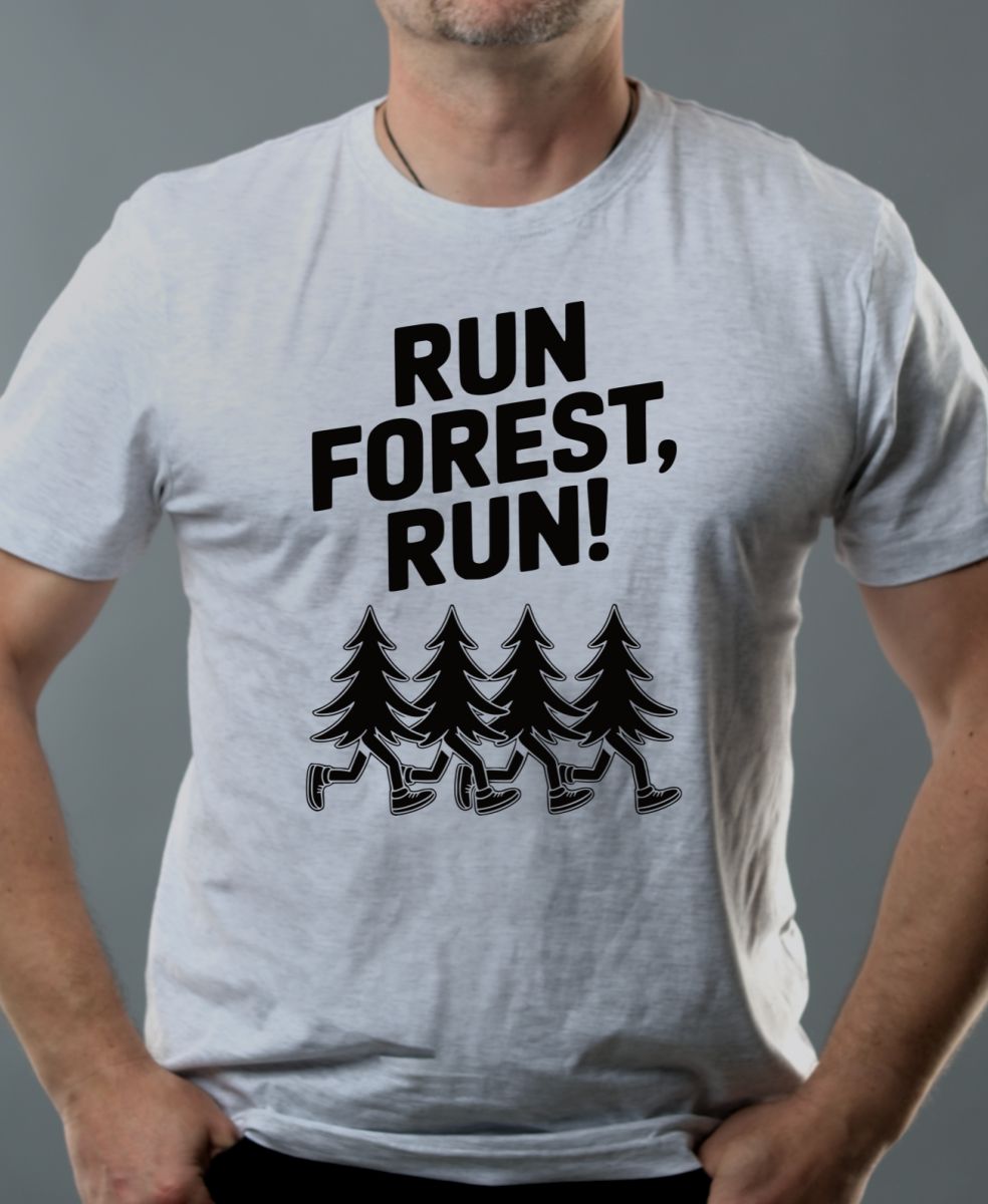 Run forest, run! Černý potisk