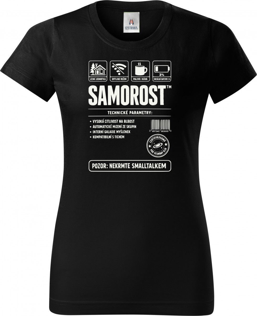 Samorost, bílý potisk Samorost, bílý potisk