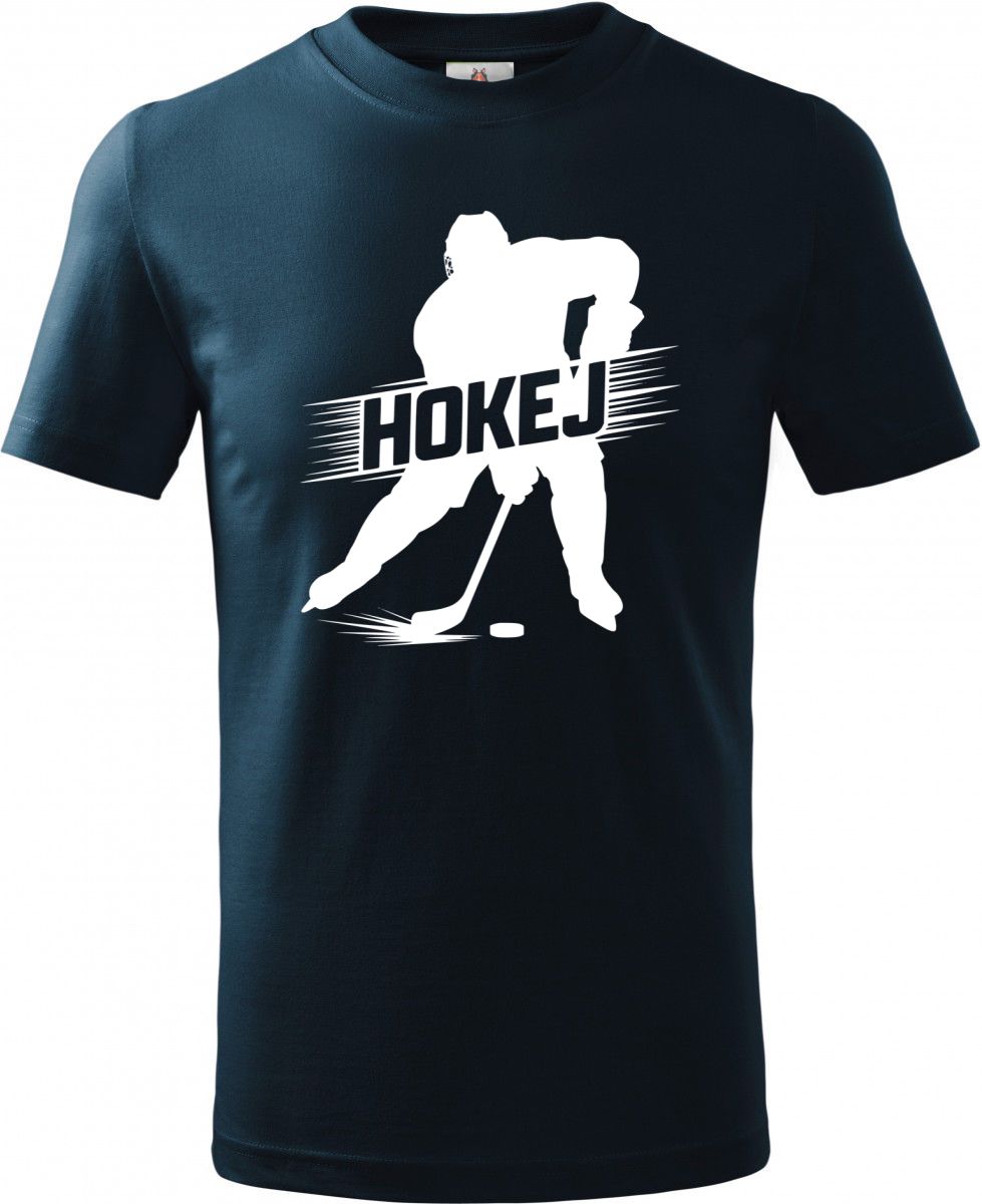Shadow hokej, bílý potisk Shadow hokej, bílý potisk
