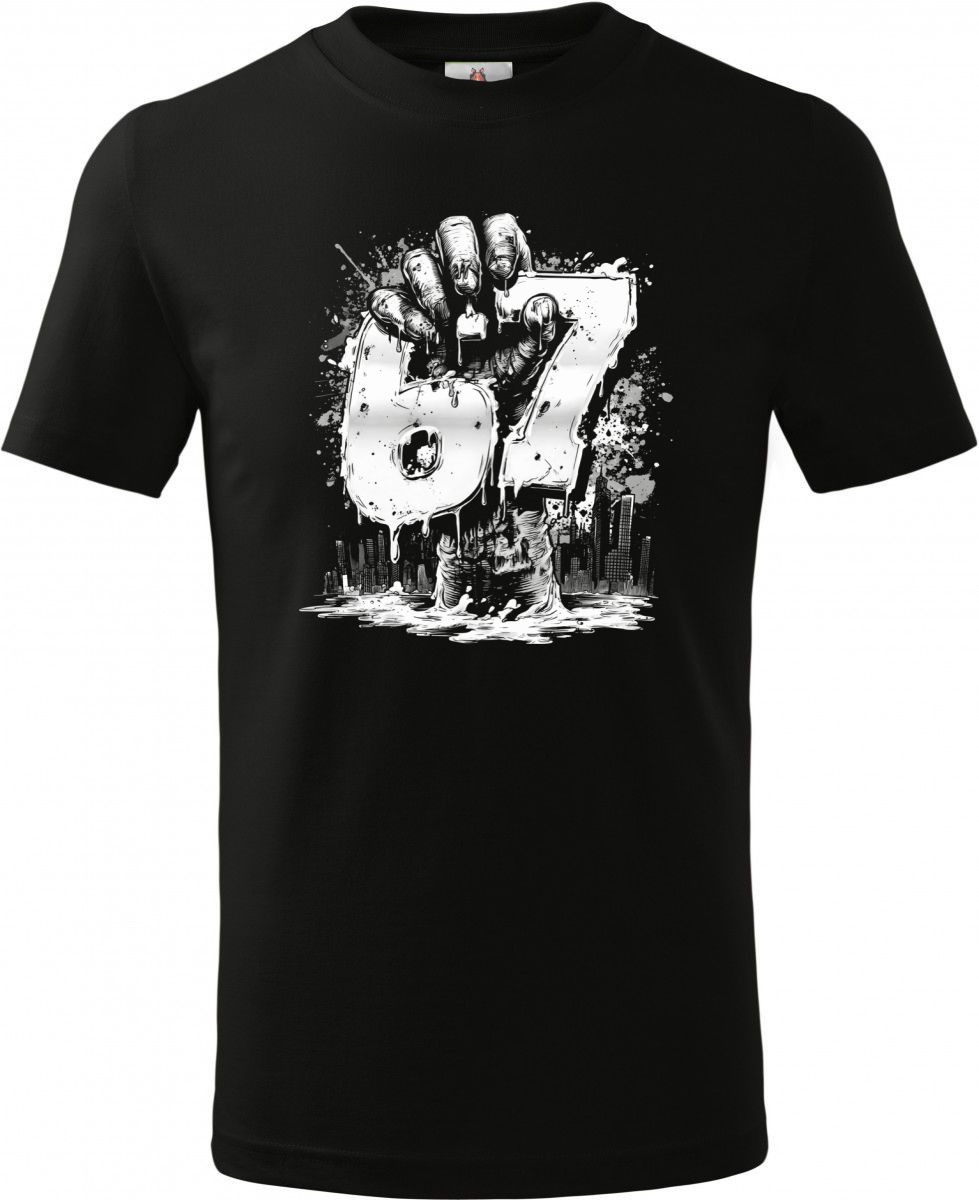 Six Seven, Graffiti Hand, bílý tisk